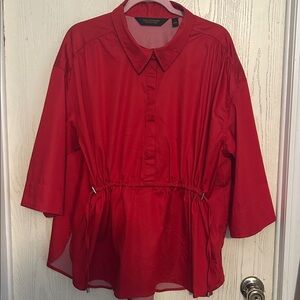 Chic Red Blouse for Women